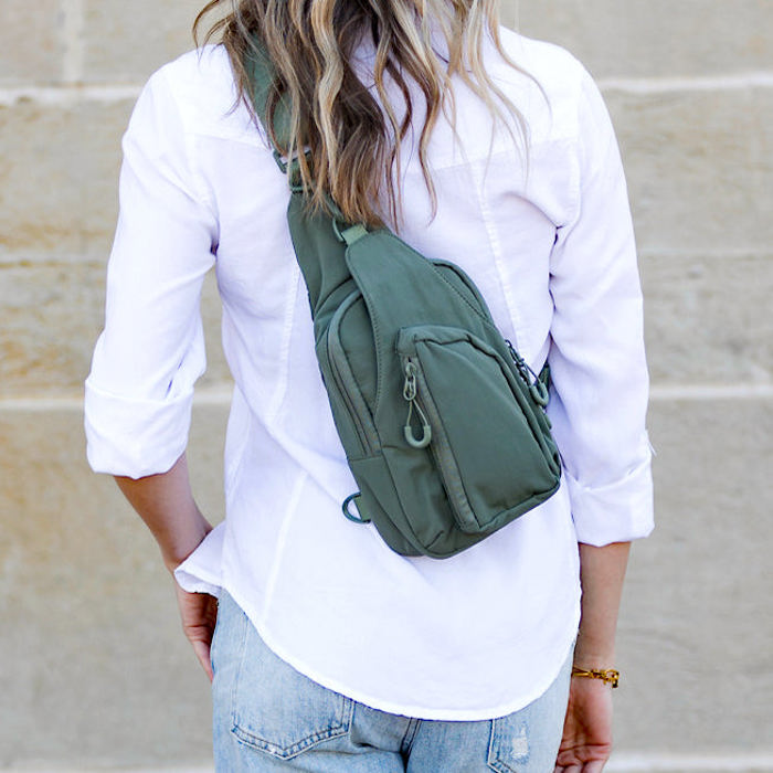 Pippa Reversible Nylon Crossbody Sling Bag