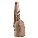 Mocha Pippa Reversible Nylon Crossbody Sling Bag