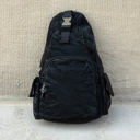 Black Bekah Convertible Backpack Crossbody Sling