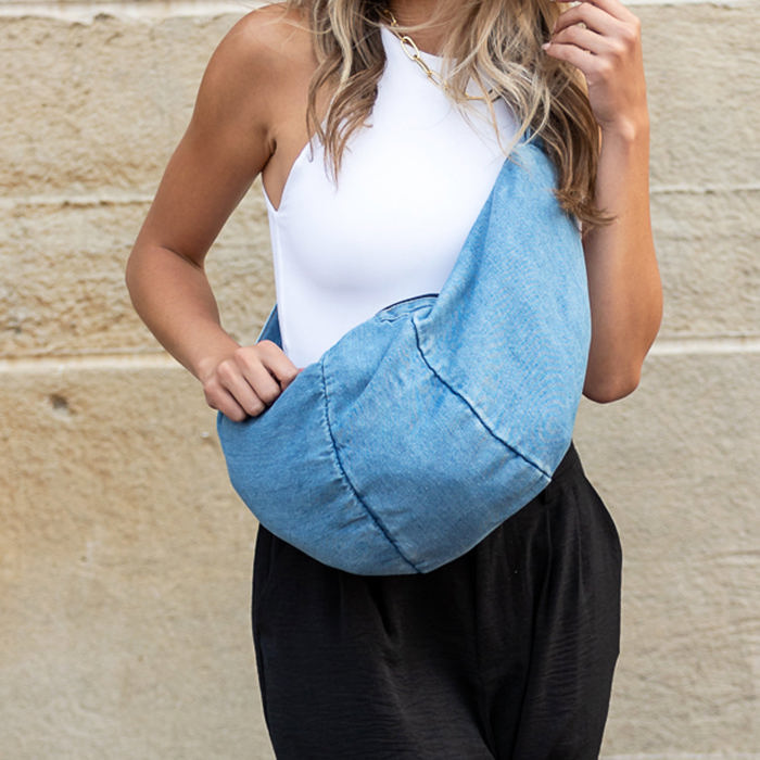 Tatum Denim Crossbody Sling