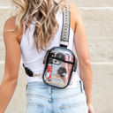  Noelle Clear Stadium Crossbody Sling Bag
