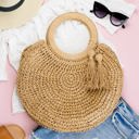Khaki Tassel O Ring Tote