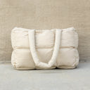 Almond Daphne Puffer Tote