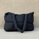 Black Daphne Puffer Tote