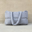 Gray Daphne Puffer Tote