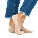  No Slip Knit Burnout Sneaker Socks- 3 Pack