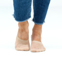  No Slip Knit Burnout Sneaker Socks- 3 Pack