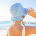 Blue C.C� Terry Cloth Bucket Hat