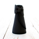 Black Foldable Wide Brim Bow Visor