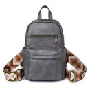 Gray Alba Convertible Backpack Crossbody Sling