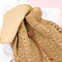  Woven Straw Backpack