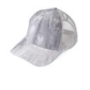 Gray CC Tie Dye Ponytail Caps Hats