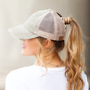  CC Criss-Cross Ponytail Caps Hat