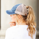  CC Criss-Cross Ponytail Caps Hat