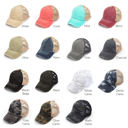  CC Criss-Cross Ponytail Caps Hat