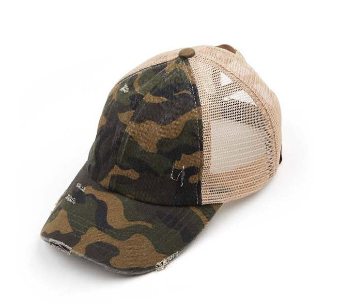 CC Criss-Cross Ponytail Caps Hat
