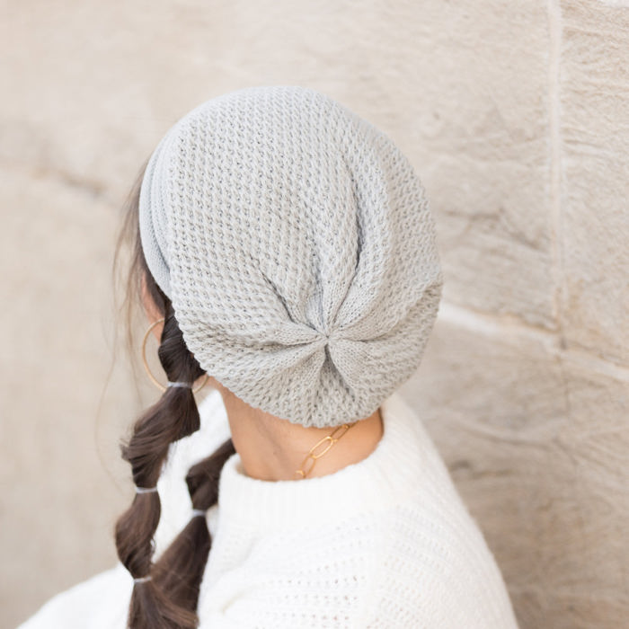 Waffle Weave Slouchy Beanie