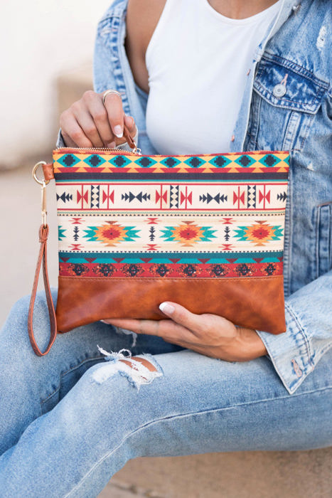 Aztec Boho Clutch