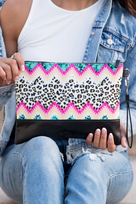Aztec Boho Clutch
