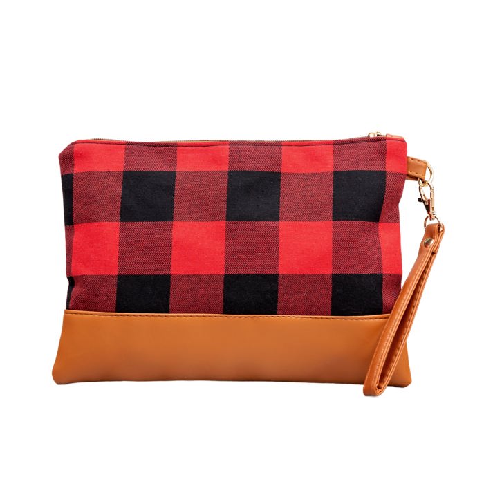 Buffalo Plaid Clutch