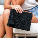  Macrame Tassel Clutch