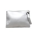 Silver Over-sized Everyday Clutch
