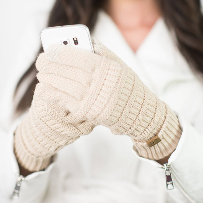 C.C� Knit Touch Gloves