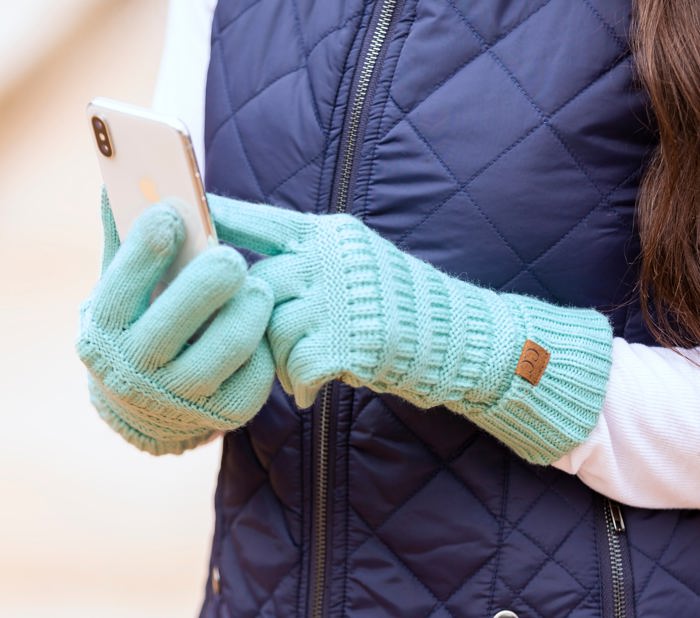 C.C� Knit Touch Gloves
