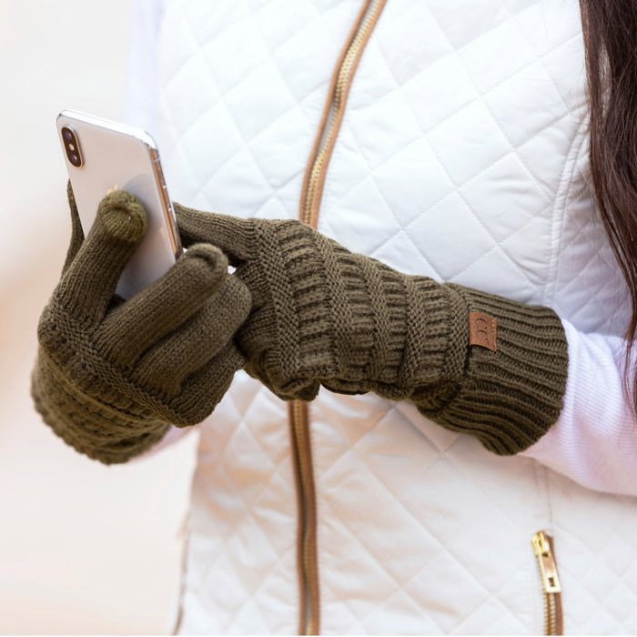 C.C� Knit Touch Gloves