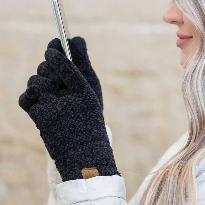 C.C� Chenille Touch Gloves