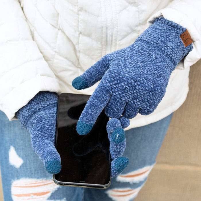 C.C� Chenille Touch Gloves