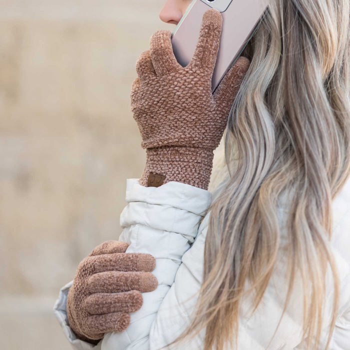 C.C� Chenille Touch Gloves