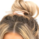  Boho Feather Bun Cuff