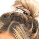  Boho Feather Bun Cuff
