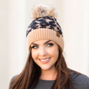  C.C� Leopard Beanie Hat