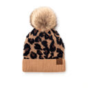 Latte C.C� Leopard Beanie Hat