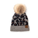 Lt Mel Gray C.C� Leopard Beanie Hat