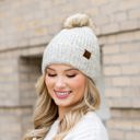 Lemonade Multi C.C� Cozy Marled Pom Beanie Hat