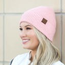  C.C� Fine Yarn Cuff Beanie Hat