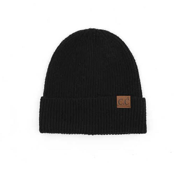 C.C� Fine Yarn Cuff Beanie Hat