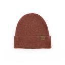 Burnt-Henna C.C� Fine Yarn Cuff Beanie Hat