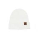Ivory C.C� Fine Yarn Cuff Beanie Hat