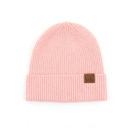 Rose-Tan C.C� Fine Yarn Cuff Beanie Hat