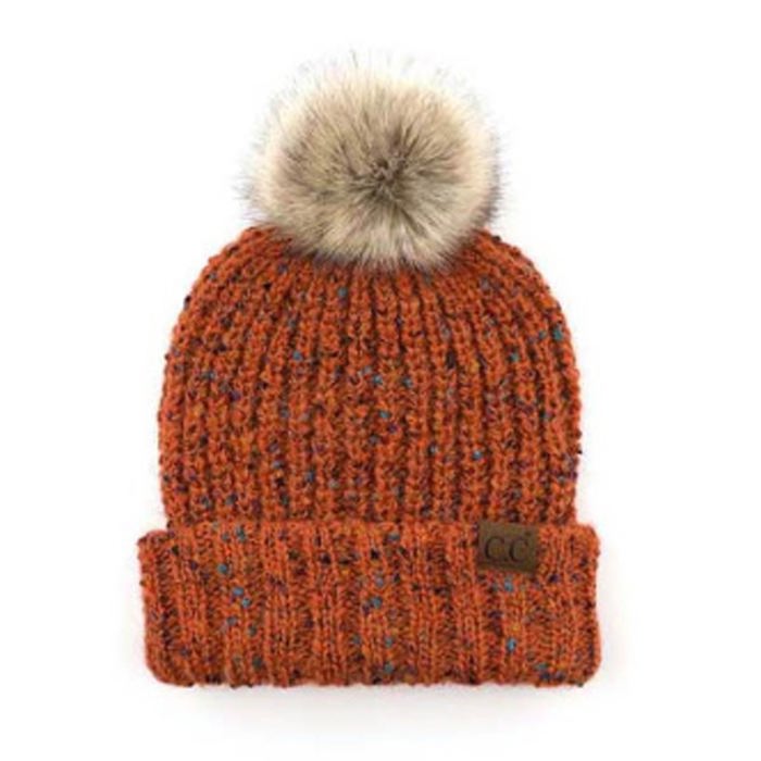 C.C� Confetti Pom Beanie Hat