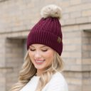 Berry-Mix C.C� Honeycomb Pom Beanie Hat