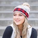  C.C� Buffalo Knit Pom Beanie Hat