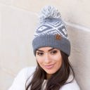  C.C� Aztec Knit Pom Beanie Hat
