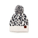  C.C� Leopard Pom Beanie Hat