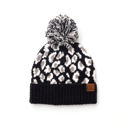  C.C� Leopard Pom Beanie Hat