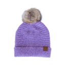 Grapeade C.C� Ultra Soft Fur Pom Beanie Hat